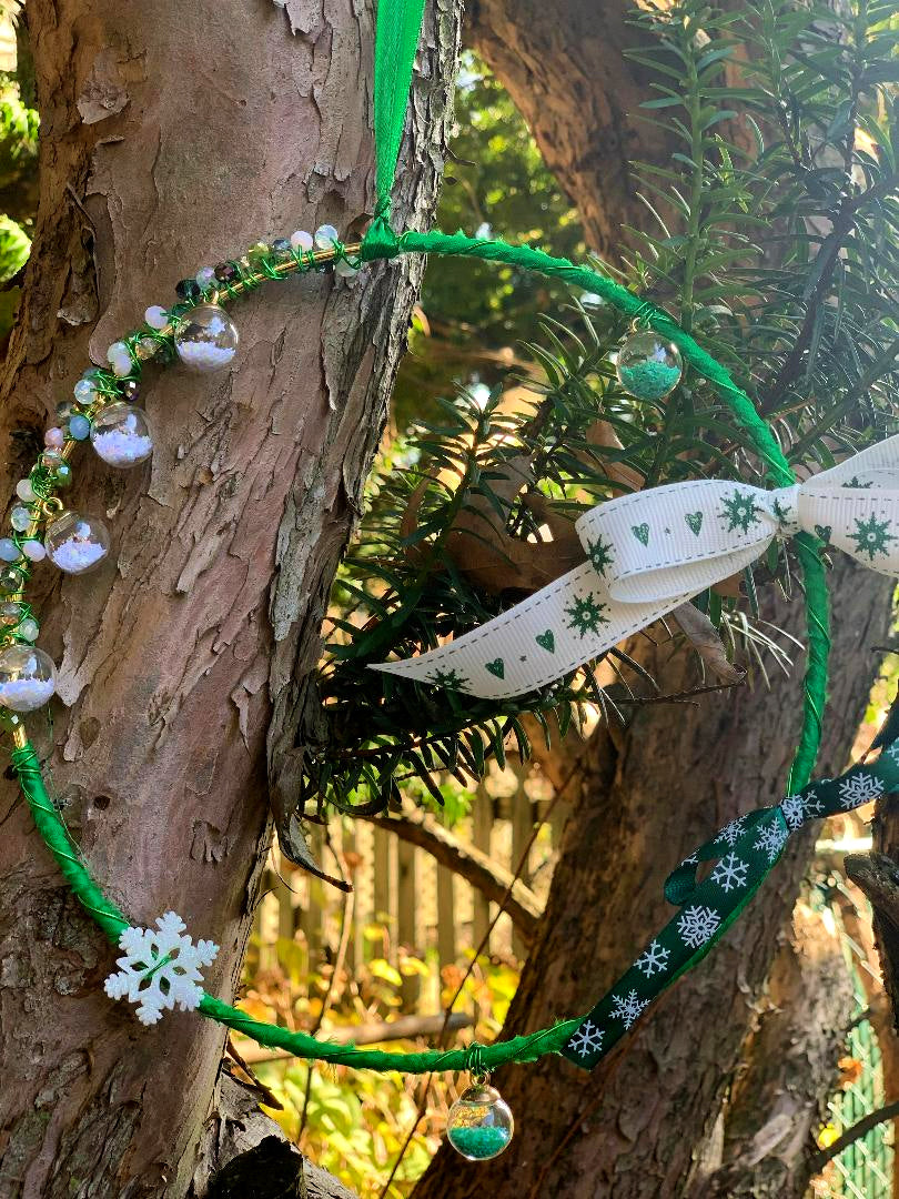 Crystals and wire in love