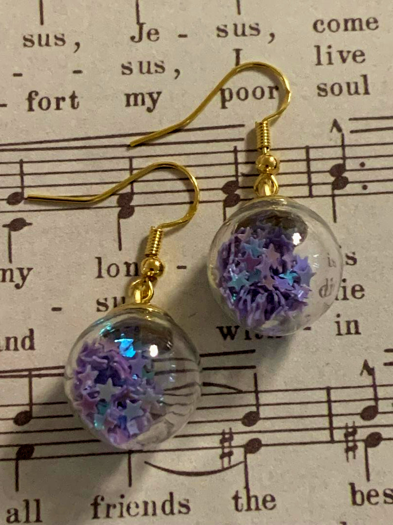 Purple stars in a ball