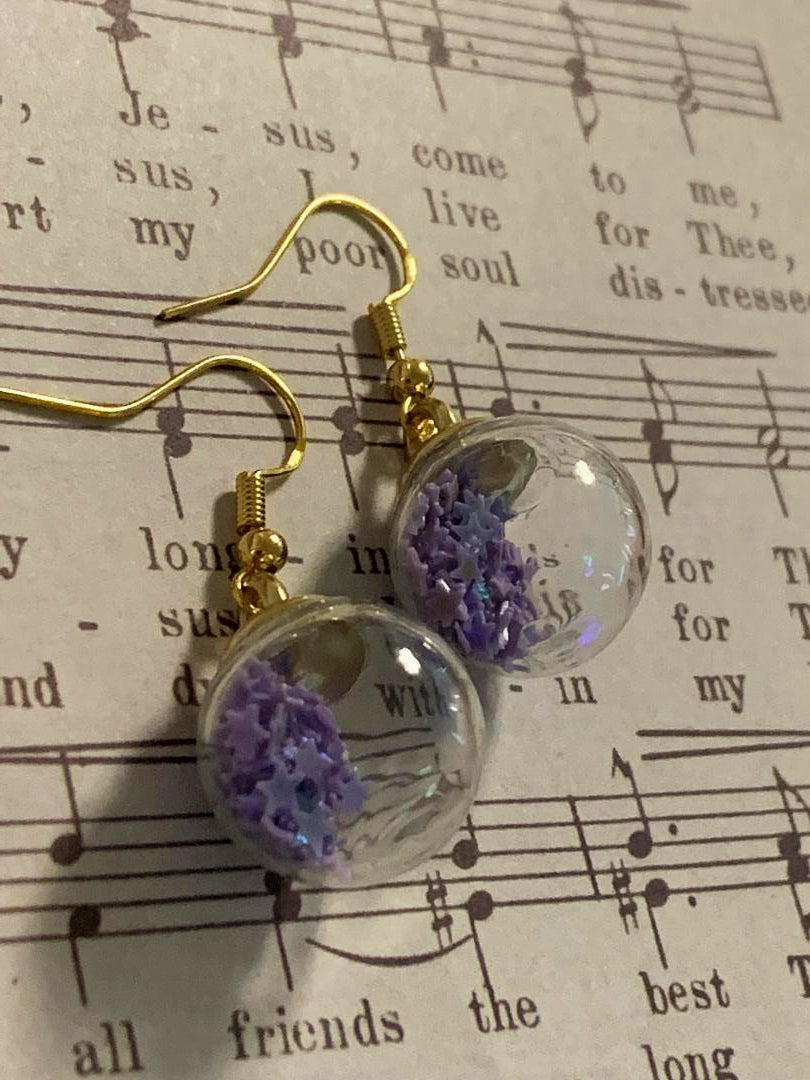 Purple stars in a ball