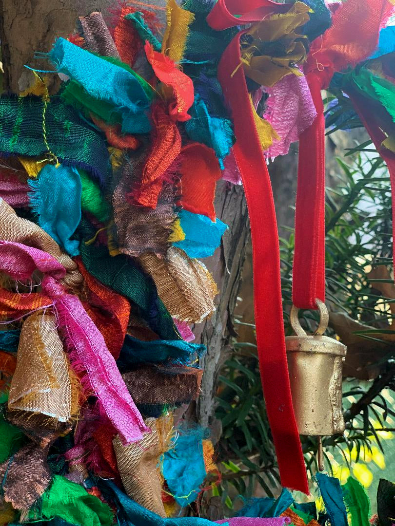 My crazy, colorful wreath