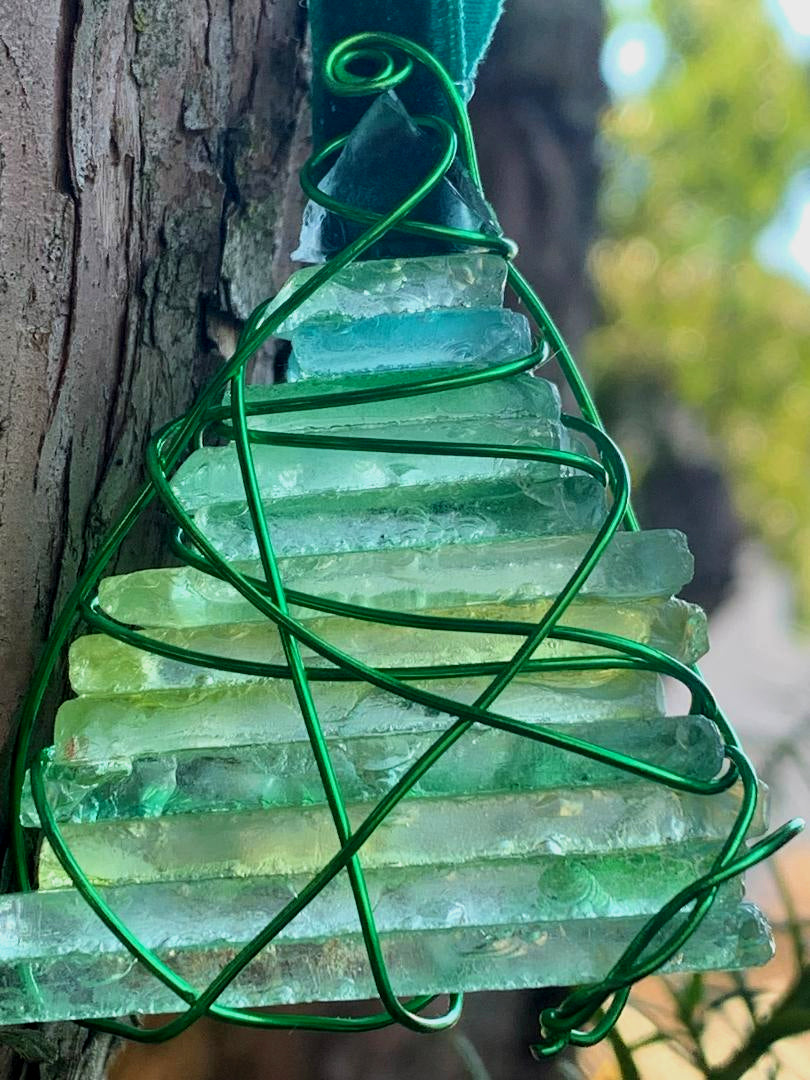Sea glass tree is trying to escape