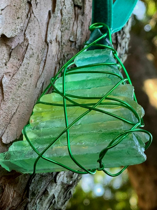 Sea glass tree is trying to escape